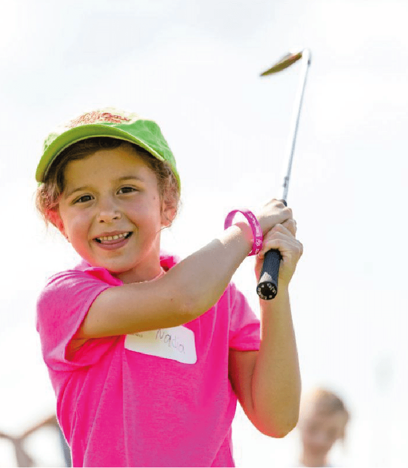 girls golf holiday golf camp